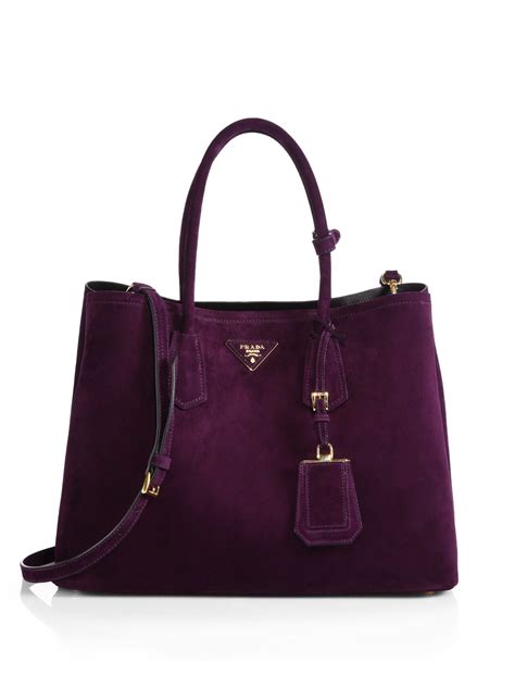 prada purple handbag